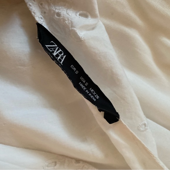 Sim & Sam White Lacey skirt S (cotton lining) - Picture 7 of 8